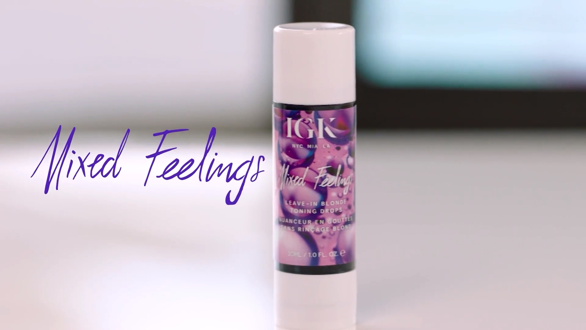 Mixed Feelings Purple LeaveIn Blonde Toning Drops IGK Sephora